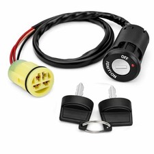 Ignition Switch with Keys for Honda ATV Replaces 35100-HN8-003 Fits 4-Pin