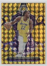 2023-24 Panini Mosaic Gold Mosaic Prizm 6/10 Taurean Prince #196 1o2