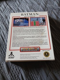 BATMAN RETURNS (Atari Lynx, 1992) Complete In Box - Cib Tested working