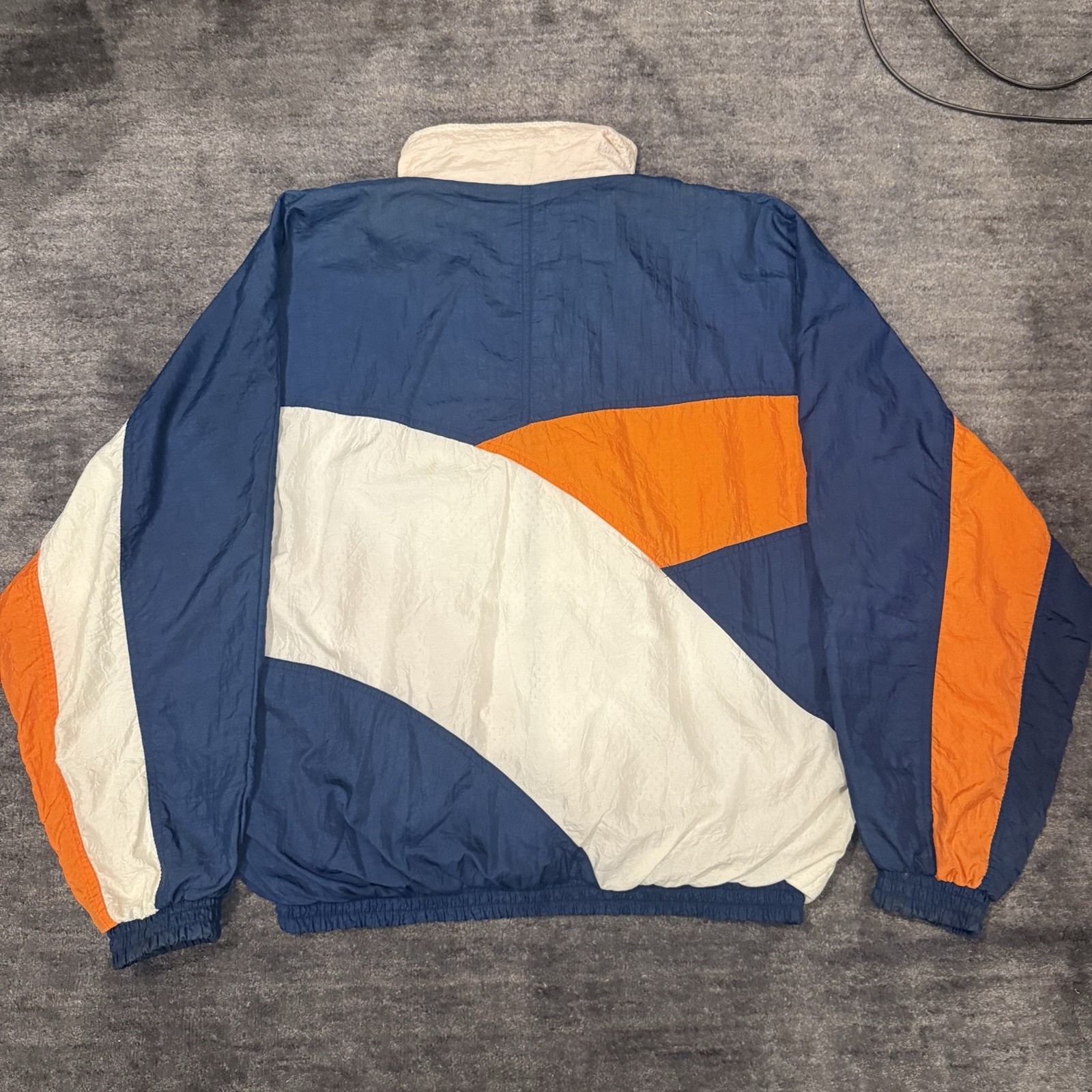 VTG Auburn Tigers Men’s Full Zip Windbreaker MG Sportswear Medium 90s Jacket