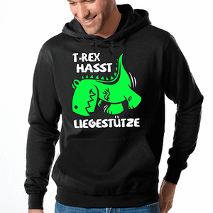Rex cappuccio Tyrannosaurus con cappuccio rex Comedy Pushups T con Hears Felpa qwRU7UIn