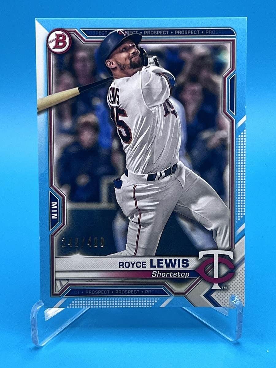 Royce Lewis 2021 Bowman Prospect #BP-63 Rookie Sky Blue /499