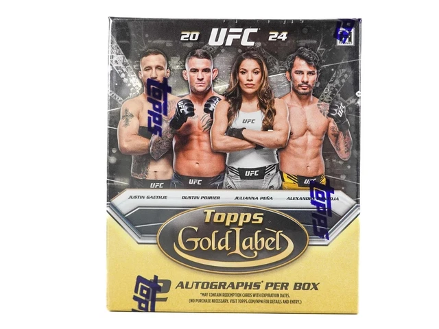 Rip & Ship 2024 TOPPS GOLD LABEL UFC HOBBY BOX