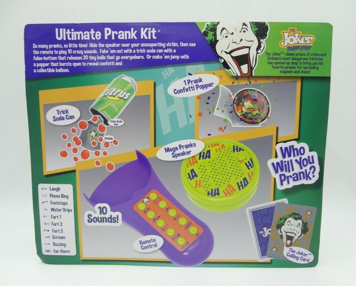 DC Comics The Joker Prank Shop Ultimate Prank Kit by BasicFun