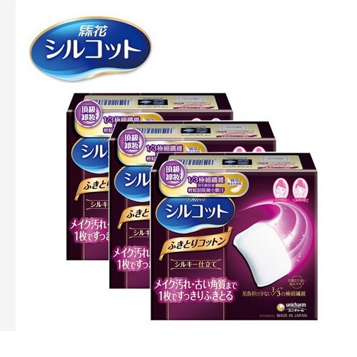 Unicharm Silcot Silky Touch Cotton 32 Sheets - Picture 1 of 7