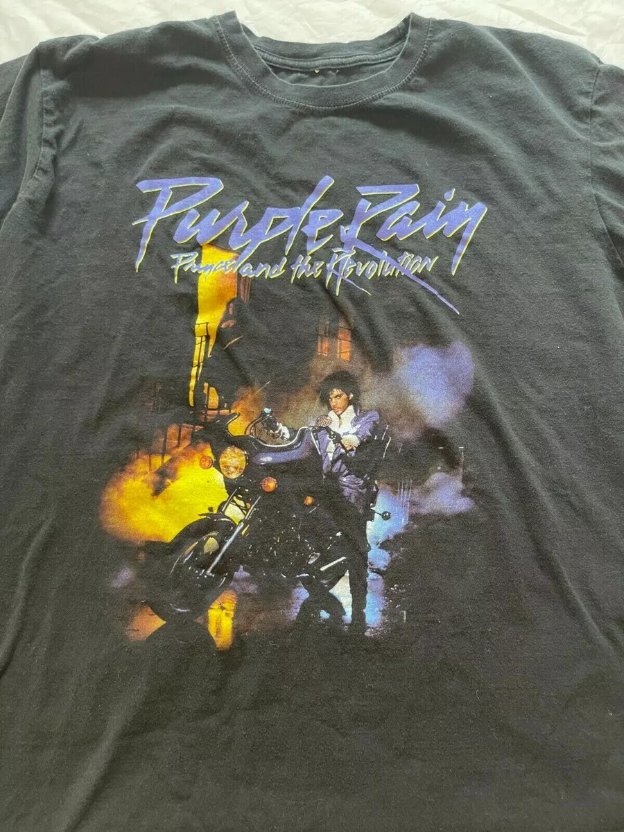 Tee shirt purple rain sale