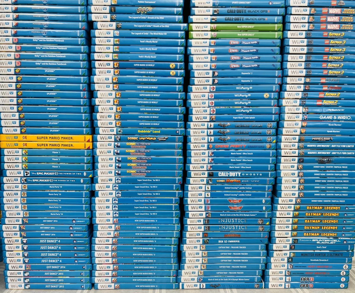 Nintendo Wii U Multi Buy Pick Your Own Game