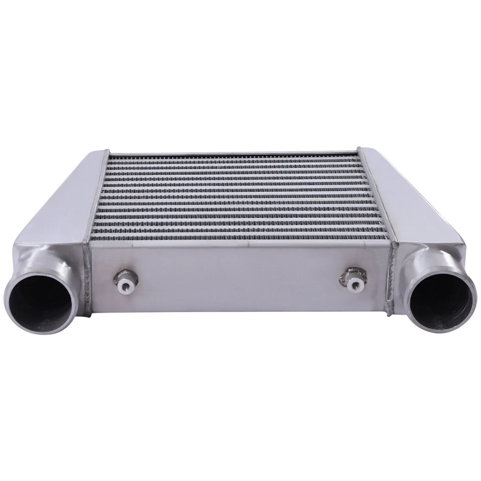 Universal Intercooler Turbo Front Mount 2.5" Inlet Outlet Same One Side Aluminum - Image 4 of 4