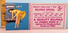Vintage Art Frahm Paper Litho Pin Up Blotter Card Quality Billfold🔥
