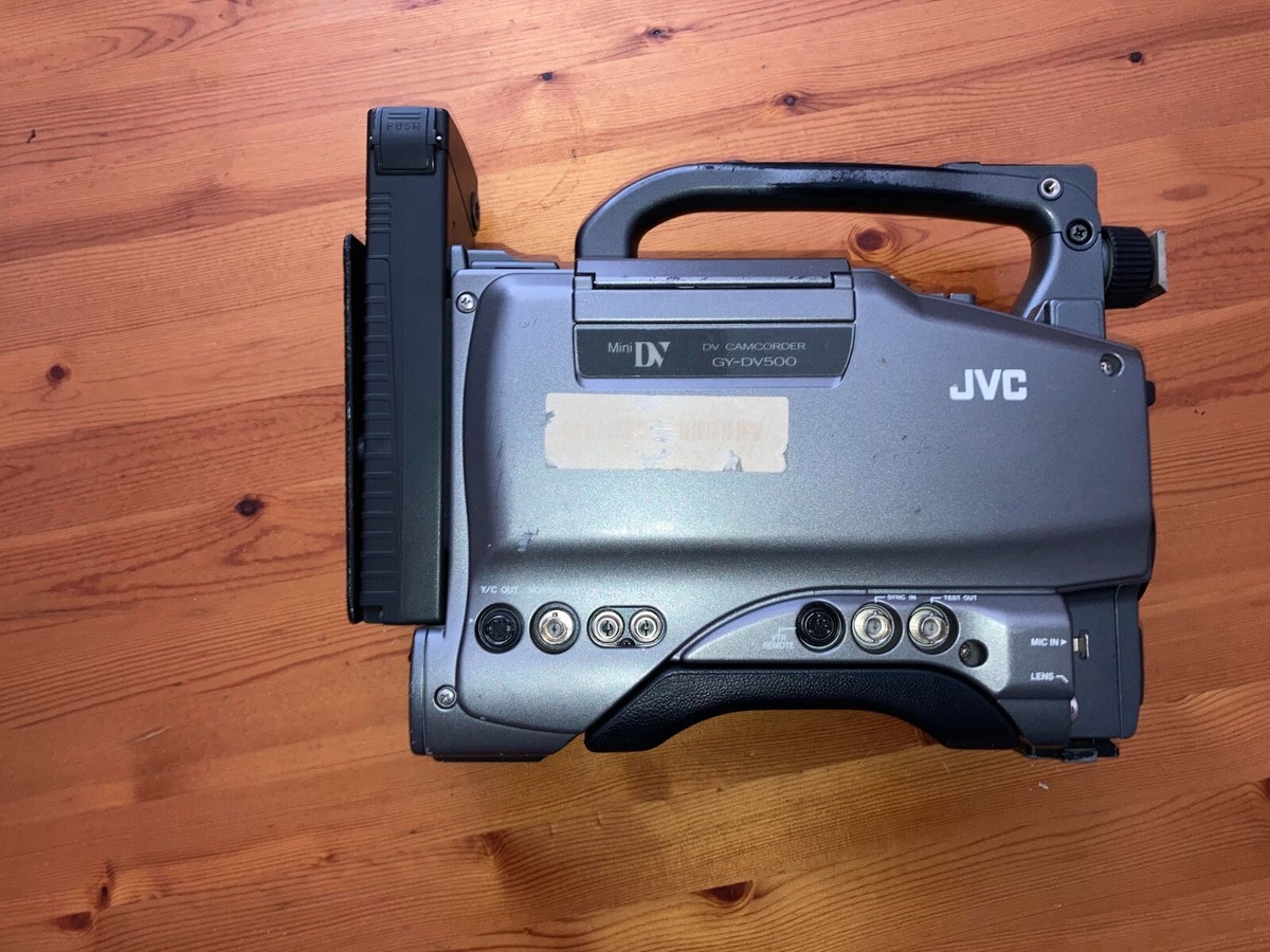 JVC GY-DV500 Mini DV Camcorder FOR PARTS/AS IN No LENS NO BATTERY - Main Image