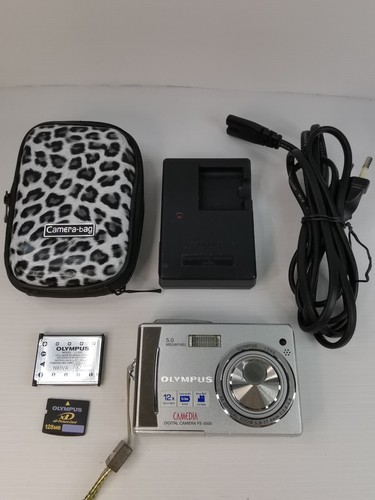 Olympus CAMEDIA FE-5500 5.0MP Digital Camera - Silver - Imagen 5 de 15