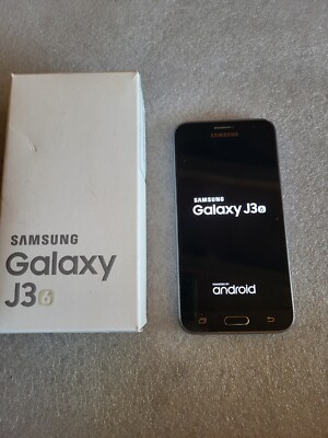 Samsung Galaxy J3  Duos J320F/DS 8GB Smartphone Black  in OVP