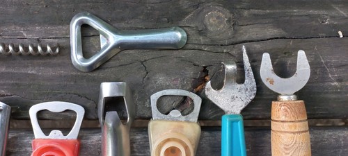 Vintage USSR BEER bottle openers, can opener, corkscrew STAINLESS 9 pieces - Picture 4 of 12