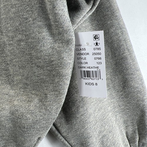 PacSun Essentials Fear of God NWT Gray Crewneck & Sweat Shorts Size 8 Kids - Picture 5 of 5