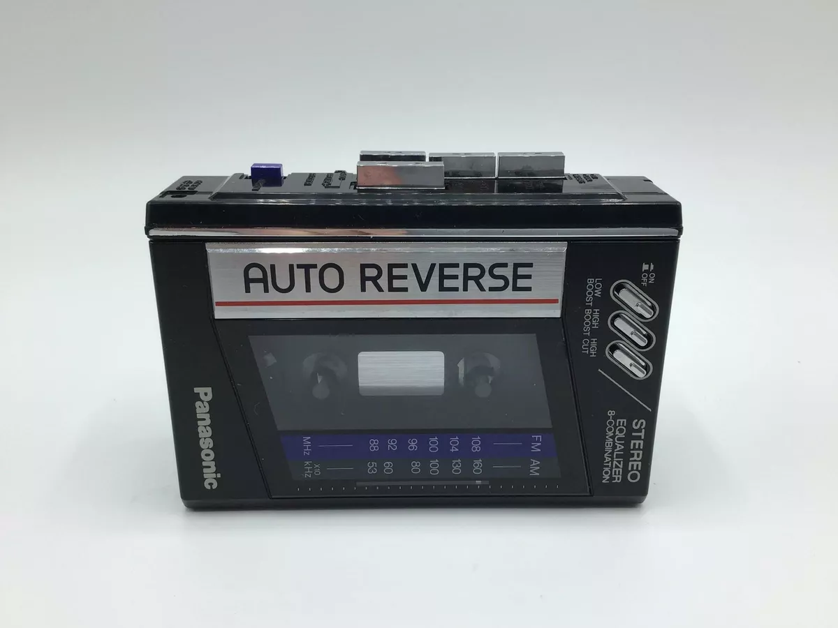 Vtg 80s Panasonic Auto-Reverse Cassette Player AM/FM Radio - Japan (RX-SA70/BK) Vtg 80s Panasonic Auto-Reverse Cassette Player AM/FM Radio - Japan (RX-SA70/BK)