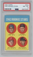 1963 Topps 1963 Rookie Stars PSA 8