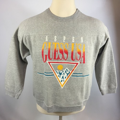 Minty Vintage GUESS Aspen Colorado Ski Sweatshirt 80s… Gem