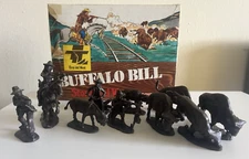 Atlantic Far West Story Buffalo Bill 60 MM #  1202  Wild West Frontier 1/32 Lot
