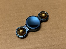 Titanium Bar Fidget Spinner with Tungsten Ball Inserts - Rare EDC