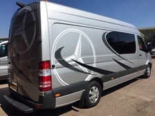 MERCEDES SPRINTER LWB CAMPER VAN STICKERS GRAPHICS STRIPES MOTORHOME