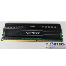 Patriot DDR3 Memory Viper 8GB SDRAM PC3-12800 1600 MT/s PV316G160C9K Tested