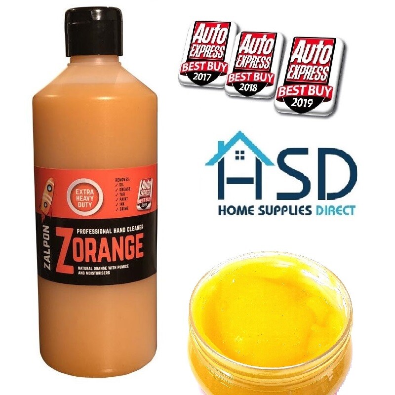 Rozalex Zalpon Zorange Heavy Duty Hand Cleaner 500ml Mechanics Oil