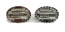 Gemelos vintage Crea de plata esterlina trolley coche callejero 10 gramos