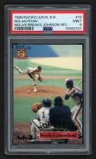 1996 PACIFIC/ADVIL NOLAN RYAN #19 JOHNSON STRIKEOUT RECORD TEXAS HOF PSA 9 MINT