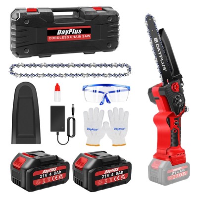 Lightweight 8 inch Mini Chainsaw Cordless For Men Women Tree Branch Wood Cutting