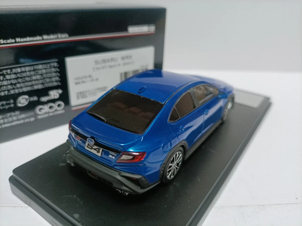 Hi story 1:43 Subaru modified sports car model Subaru WRX S4 STi Sport R Blue - Image 3 of 4