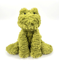 Jellycat Fuddlewuddle Frog Plush 8 in Soft Green Stuffed Toy Animal Retired