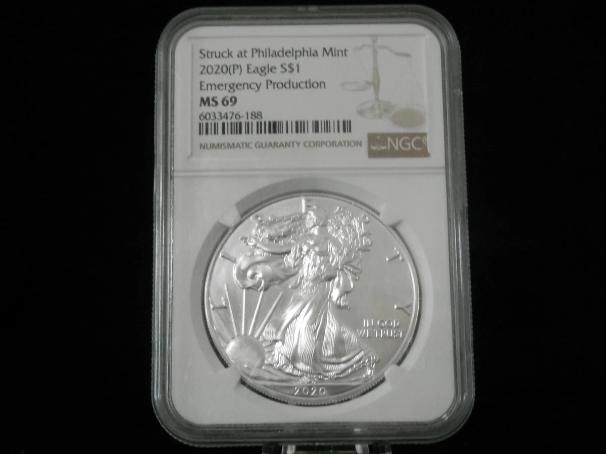 American Eagle MS 69 Graded 2020 Silver Bullion Coins for sale | eBay