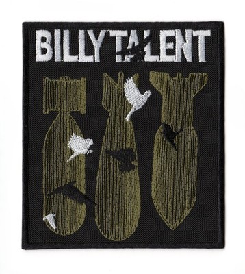 Billy Talent Patch Rockets Embroidered Sew On Band Logo Alternative Punk Rock