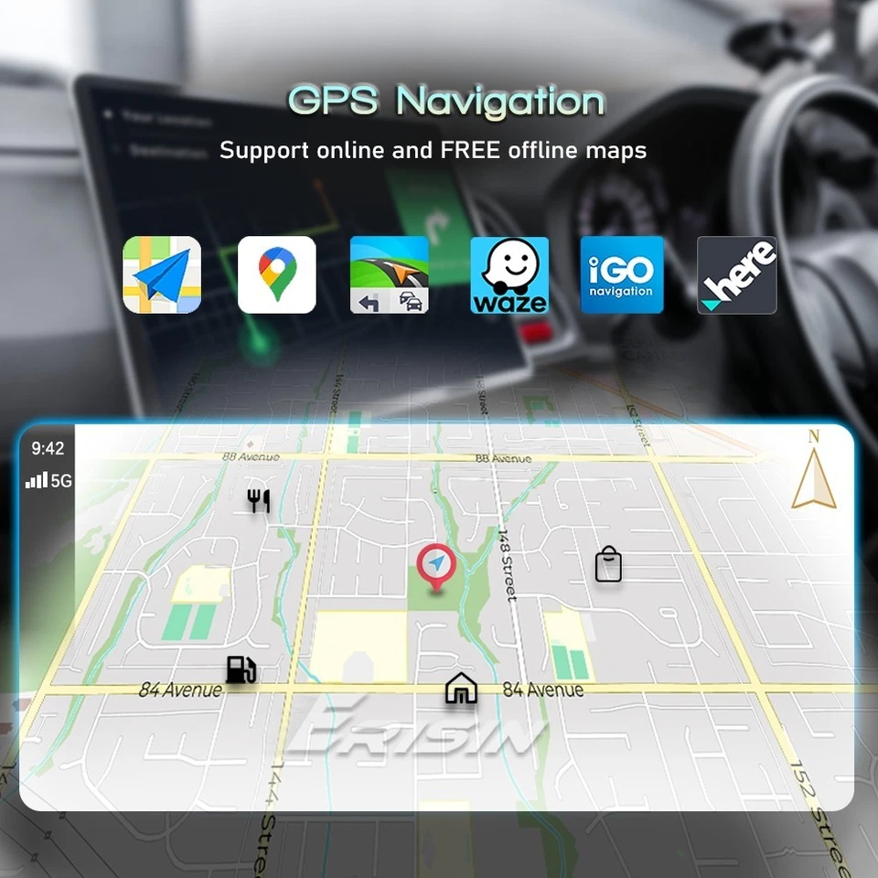 Qualcomm 4+64GO Android 14 DAB+ Autoradio CarPlay Wifi pour SEAT IBIZA 2009-2013 - Photo 3/4