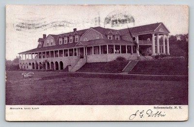 Mohawk Golf Club Schenectady NY Vintage Postcard 1908 Posted J.G. Dobbi