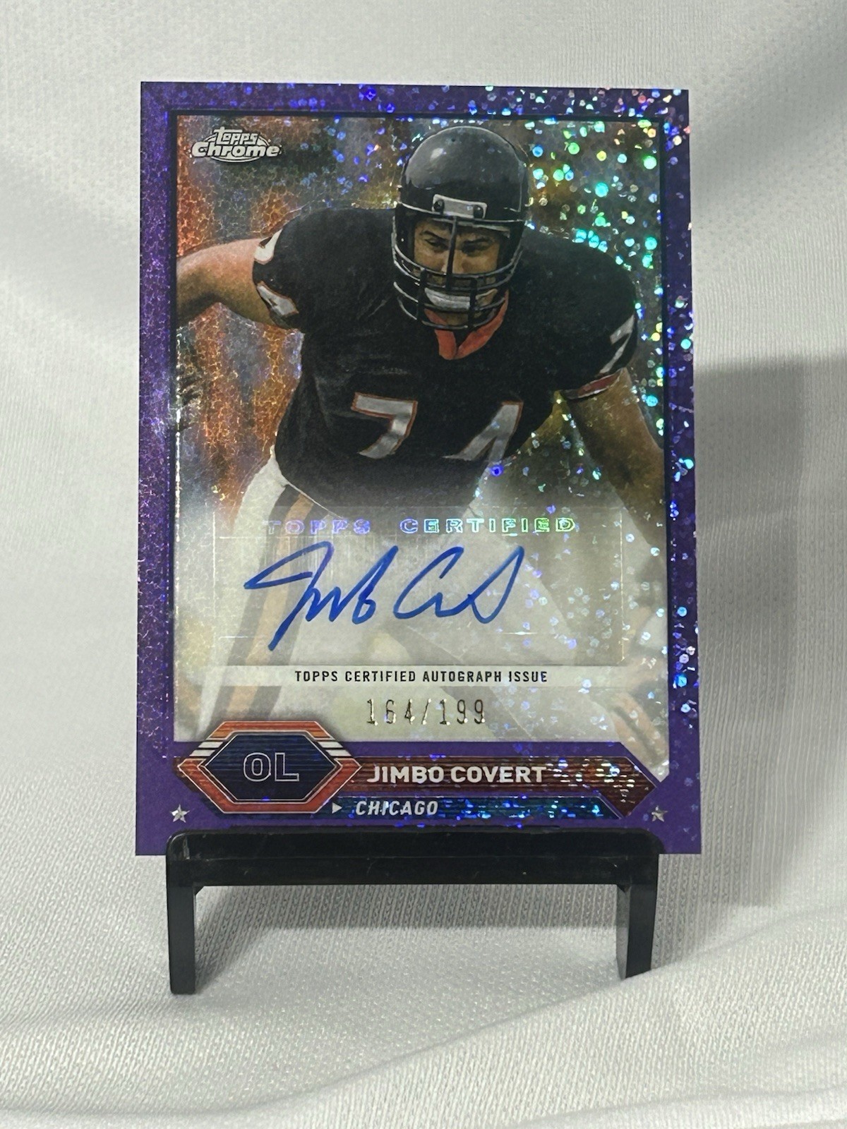 2023 Composite Topps Chrome Purple Speckle Refractor /199 Jimbo Covert Auto 🔥🔥
