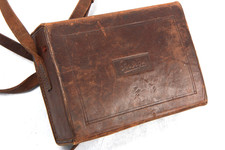 rare vintage ENSIGN leather ever-ready case for folding camera
