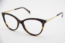 NEW MOSCHINO MOS503 086 TORTOISE GOLD AUTHENTIC DESIGNER EYEGLASSES 53-17