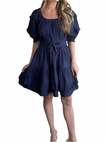 Anna Cate Collection Women's Aurora Dress in Navy Size M Medium