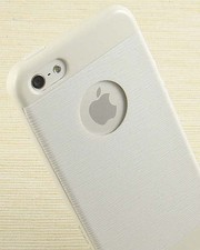 WHITE INFLEX TPU SOFT SKIN HARD BUMPER CASE COVER FOR iPHONE 5 5s SE 2016 