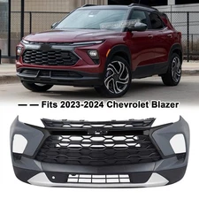 For 2023-2024 Chevy Blazer Front Bumper Cover Grille Assembly Complete - 8Pcs