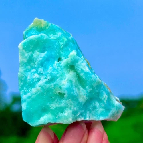 195G Collection!! Natural Sky Blue Hemimorphite Raw Crystal Mineral Specimen Gem