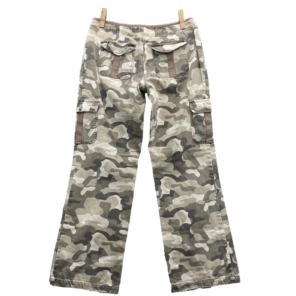 Pantalones cargo Cabelas para mujer 10 camuflaje desierto caza Y2k camping senderismo Gorpcore Foto 2 de 4