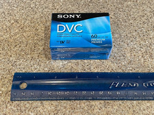SONY Mini DV Digital Video Cassette Tapes DVC 60 min Premium NEW SEALED Lot of 2