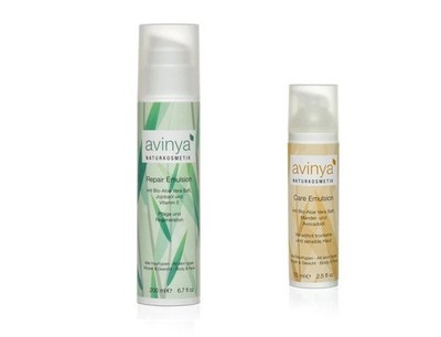 Avinya Repair Care Set 200ml + Emulsion 75ml empfindliche trockene Haut Pflege