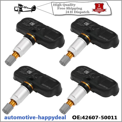 4X TPMS Tyre Pressure Sensor For Toyota Rav4 Lexus ES GS 42607-50010 42607-50011 - Picture 2 of 5