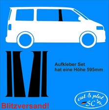 Aufkleber Set für die B-Säulen (rechts & links) SC019 passend für VW T6 T5 BUS 