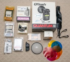 Quantum Qflash T5d-R, Turbo SC Battery, Kit with Many Accessories Excellent