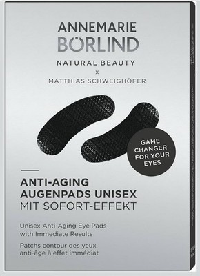 ANNEMARIE BÖRLIND Matthias Schweighöfer Unisex Anti-Ageing Eye Pads Black 5 x 2