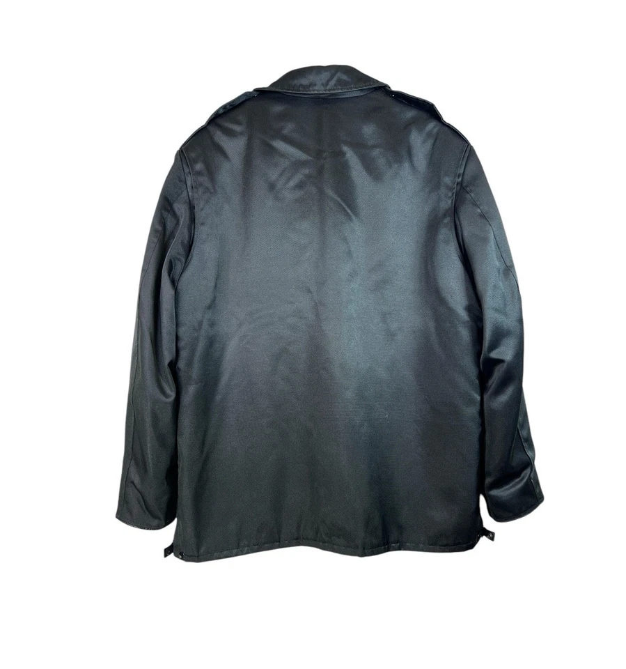 VINTAGE Elbeco New York Police Cruiser Bomber Jacket Black Size 44R - Image 2 of 4